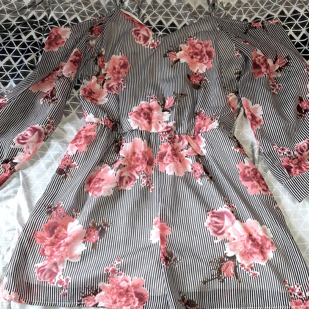 Cute Off The Shoulder Romper.